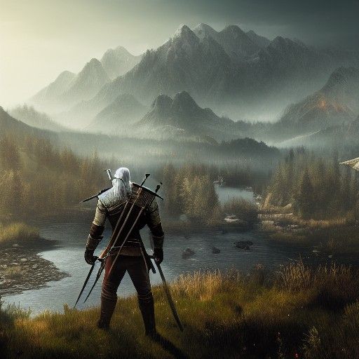 Dark Witcher Tar Pit Swamp Environment