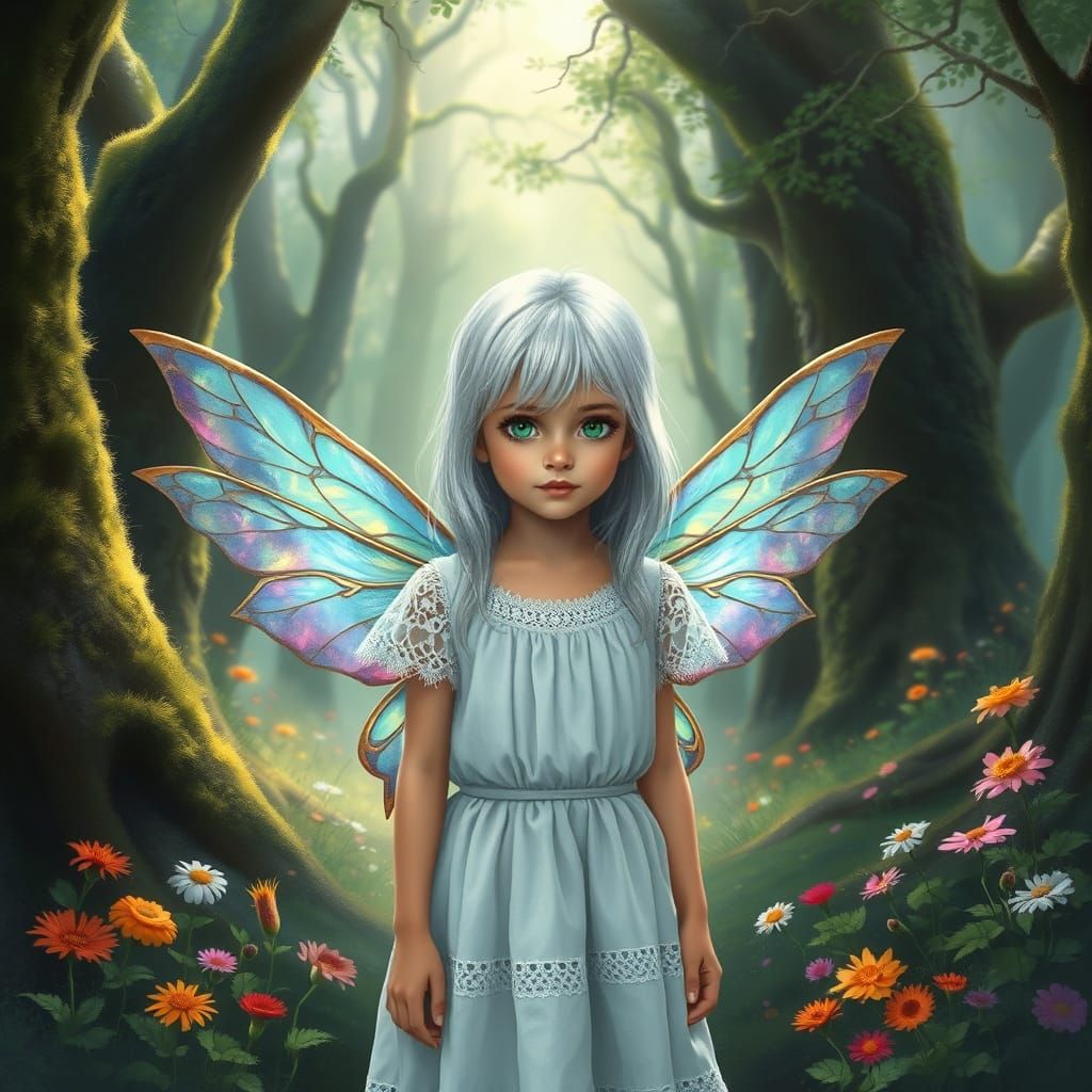 Mystical Forest Fairy in Whimsical Style