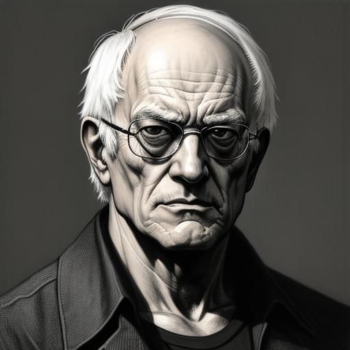 Bernie Wrightson-Inspired Portrait in Charcoal