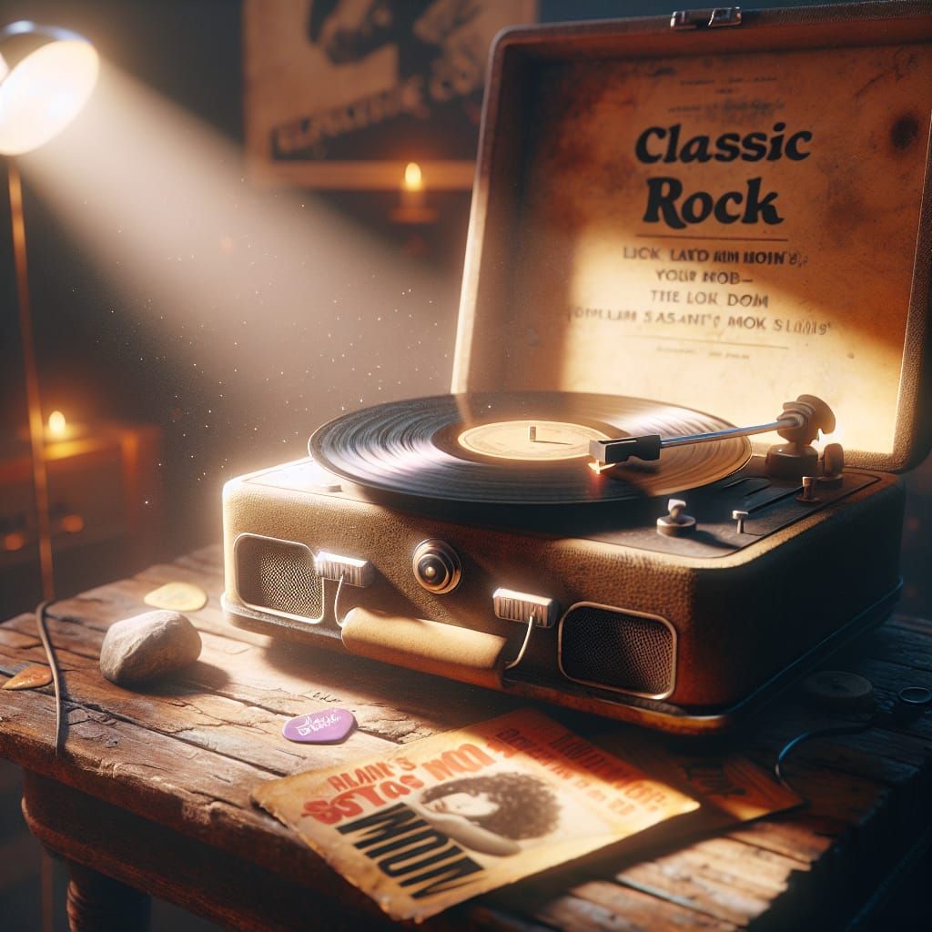 Vintage Record Player Playing Stacy's Mom