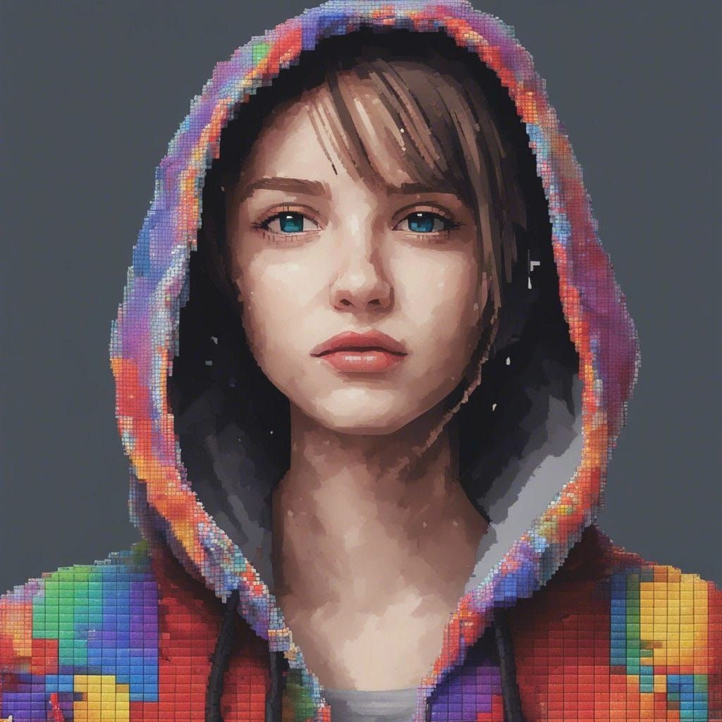 AI Generated Image of Pixihood