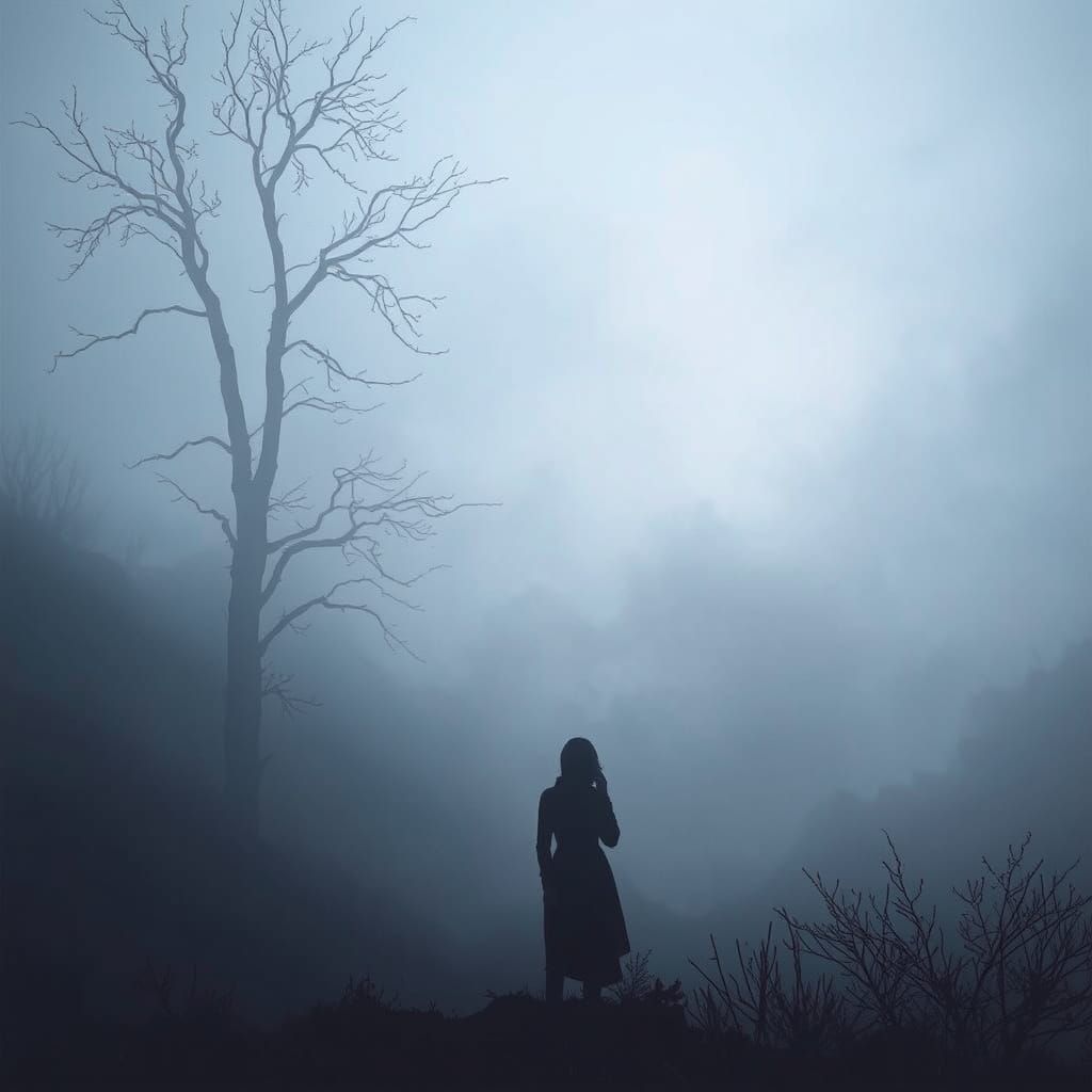 Mystical Misty Landscape Inspired by Surrealism