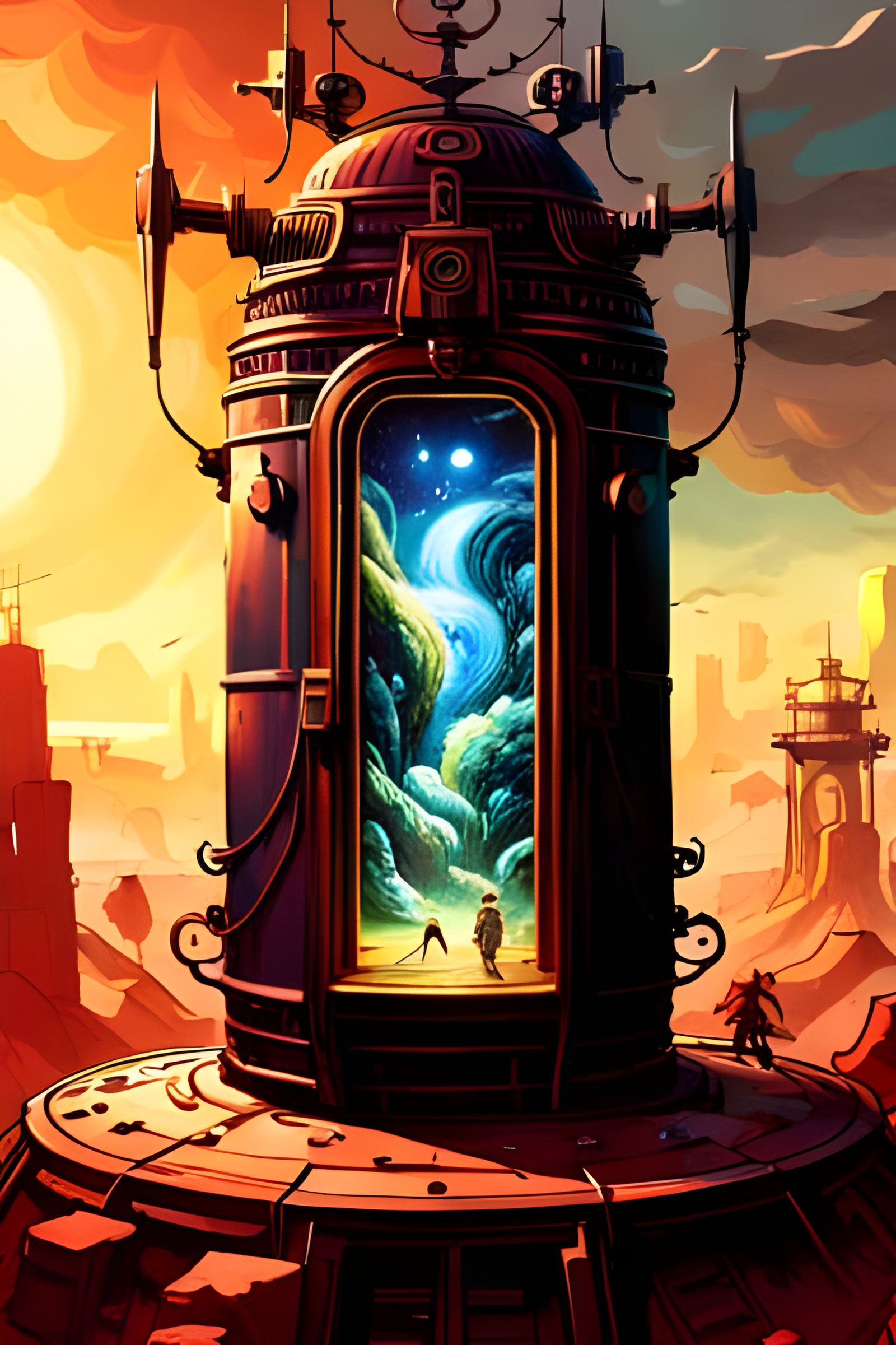 Earthy Refrigerator Springs Forward in Retrofuturistic Sci-F...