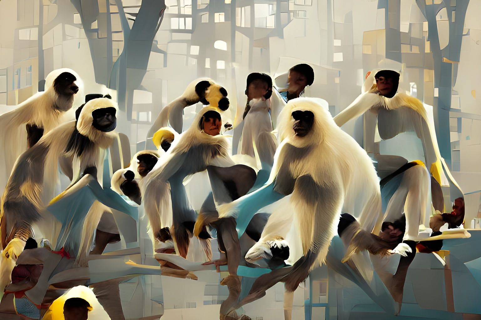 Animated Monkeys Dancing, Campion Style