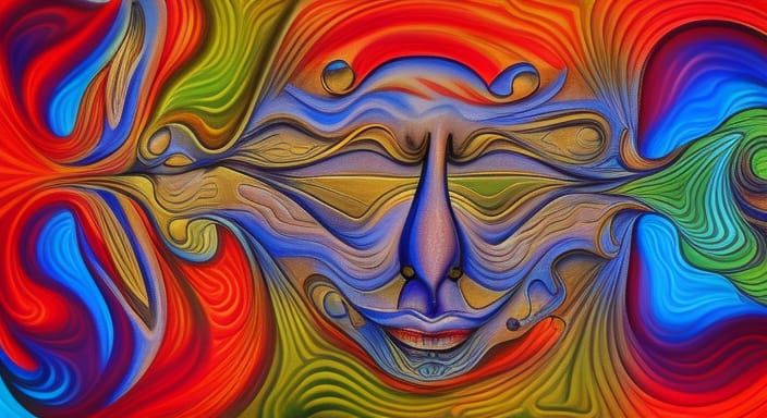 City Street of the Dead: Surrealist Oil Painting