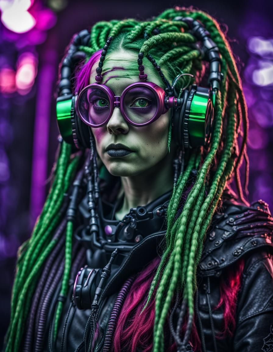 X-Psychedelic Cybergoth ♠️