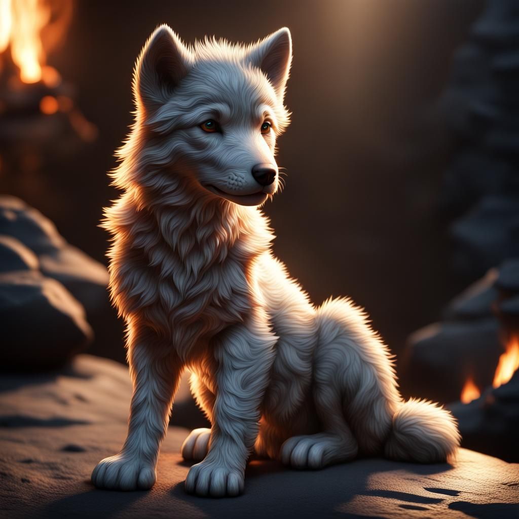 Lava Puppy: A Photorealistic CGI Rendering