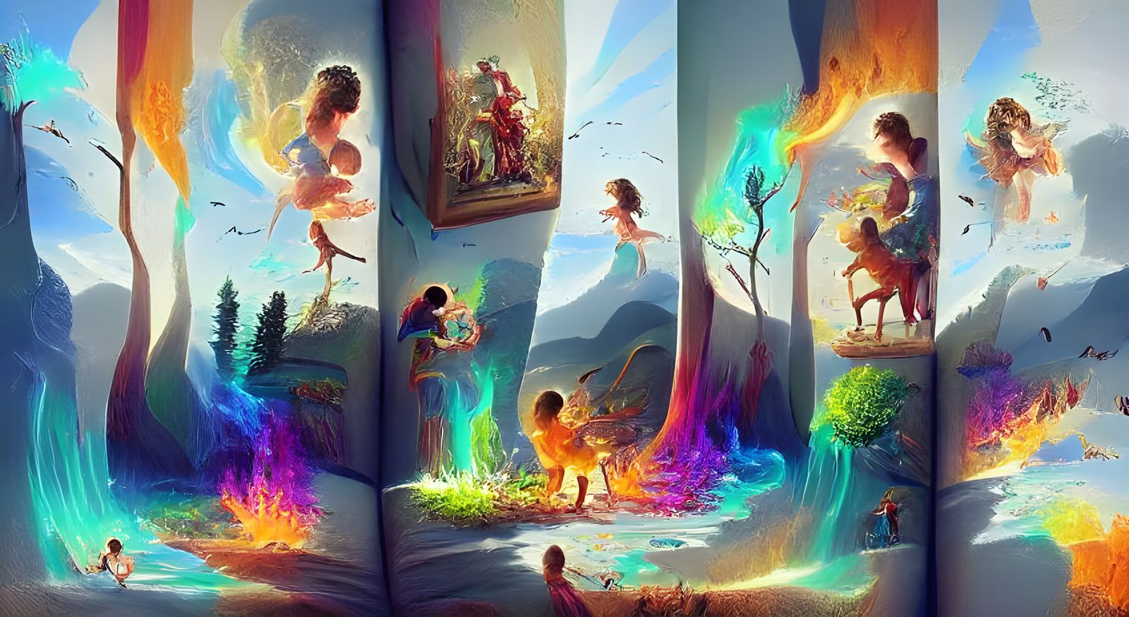 Greek Mythology Storybook Illustration: A World Recreated