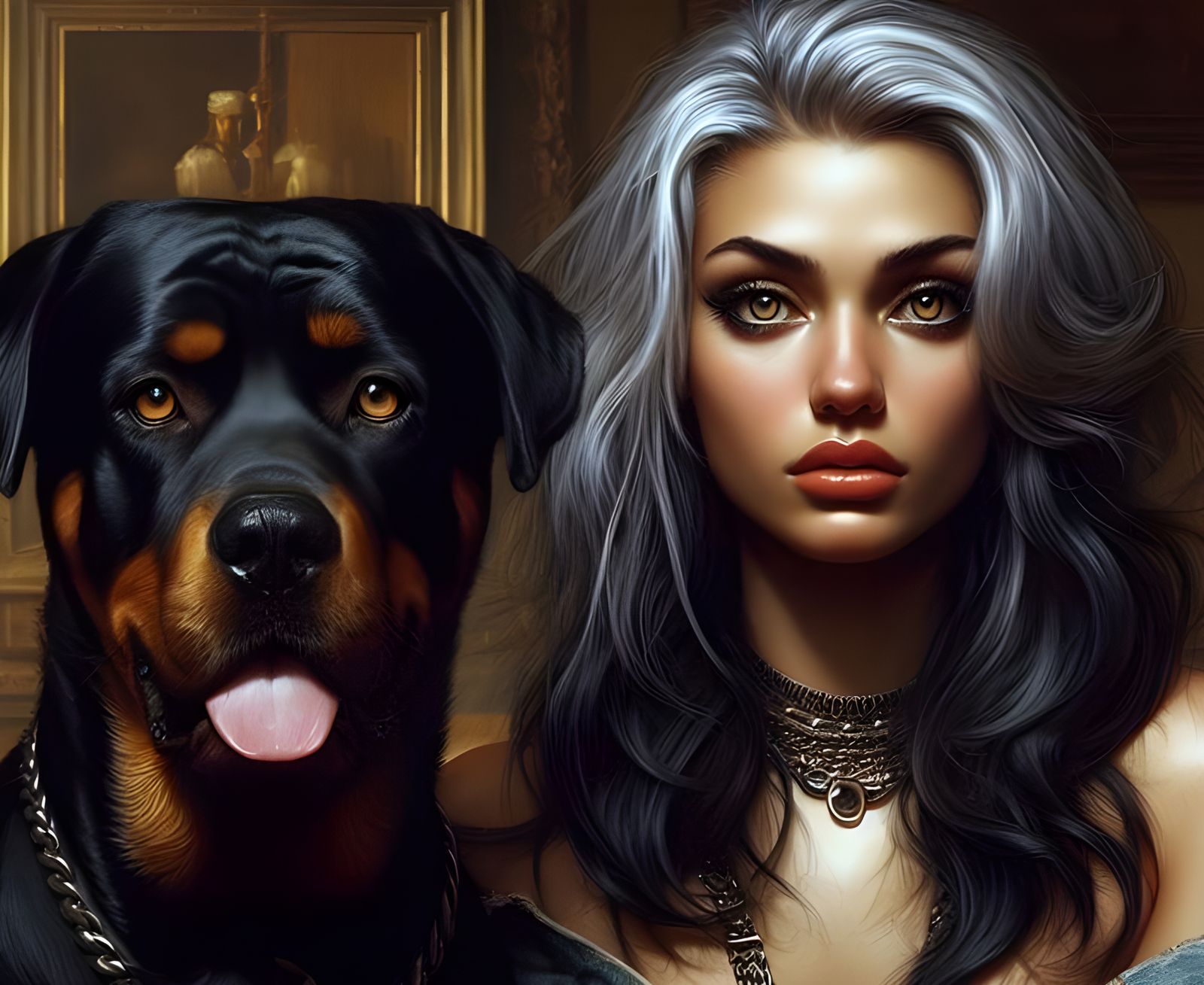 Ginny Named Her Rottweiler Good Old Jesus