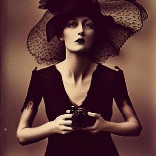 1920s Fashion Photography in Leibowitz Style