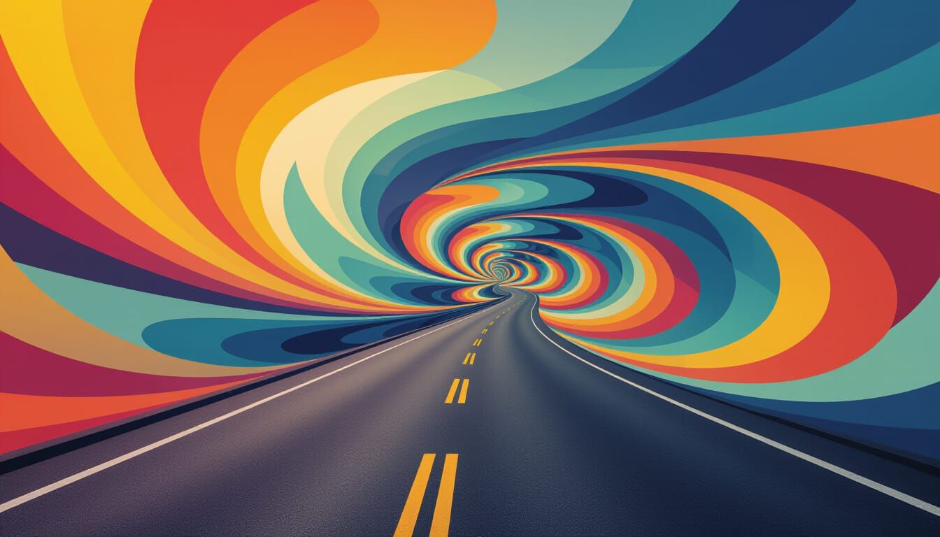 Radical Radius Curves on Gradient Rectangular Roadways