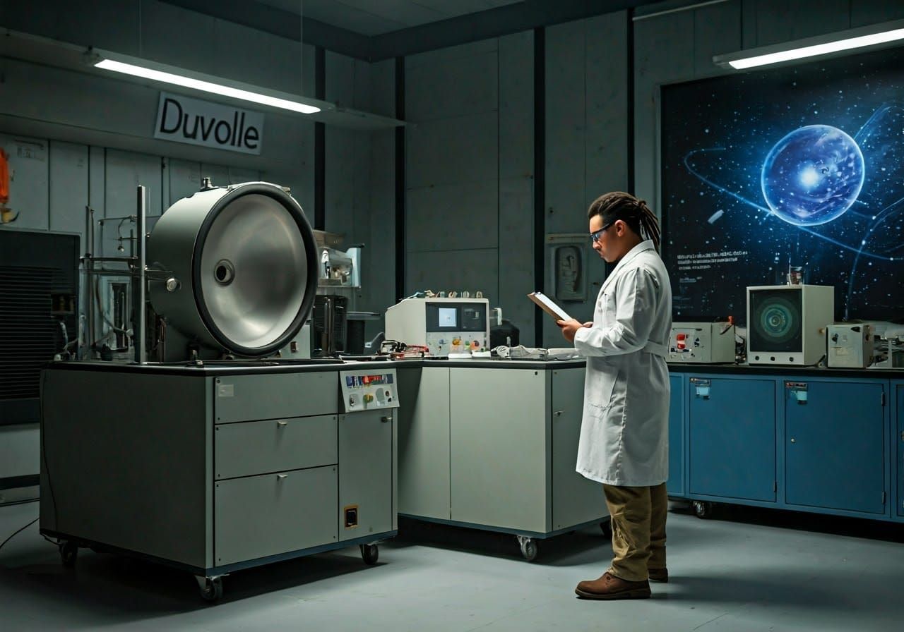 Maori Space Pilot in Duvolle Physics Lab