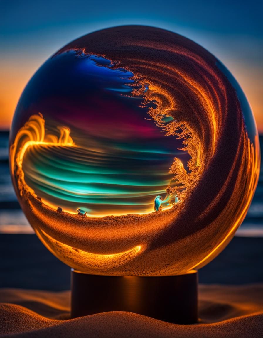 Beach Sand Globe