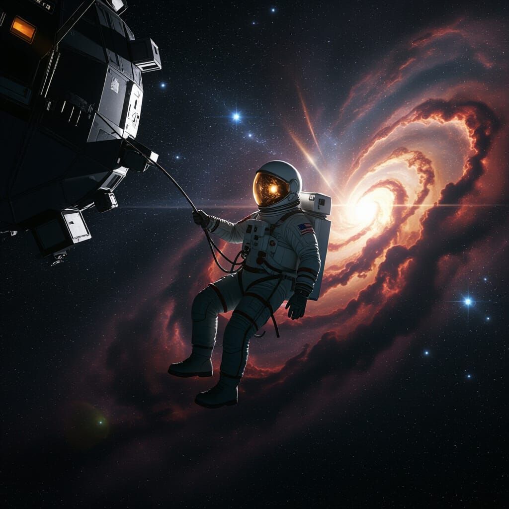 Astronaut Adrift: A Cinematic Space Odyssey
