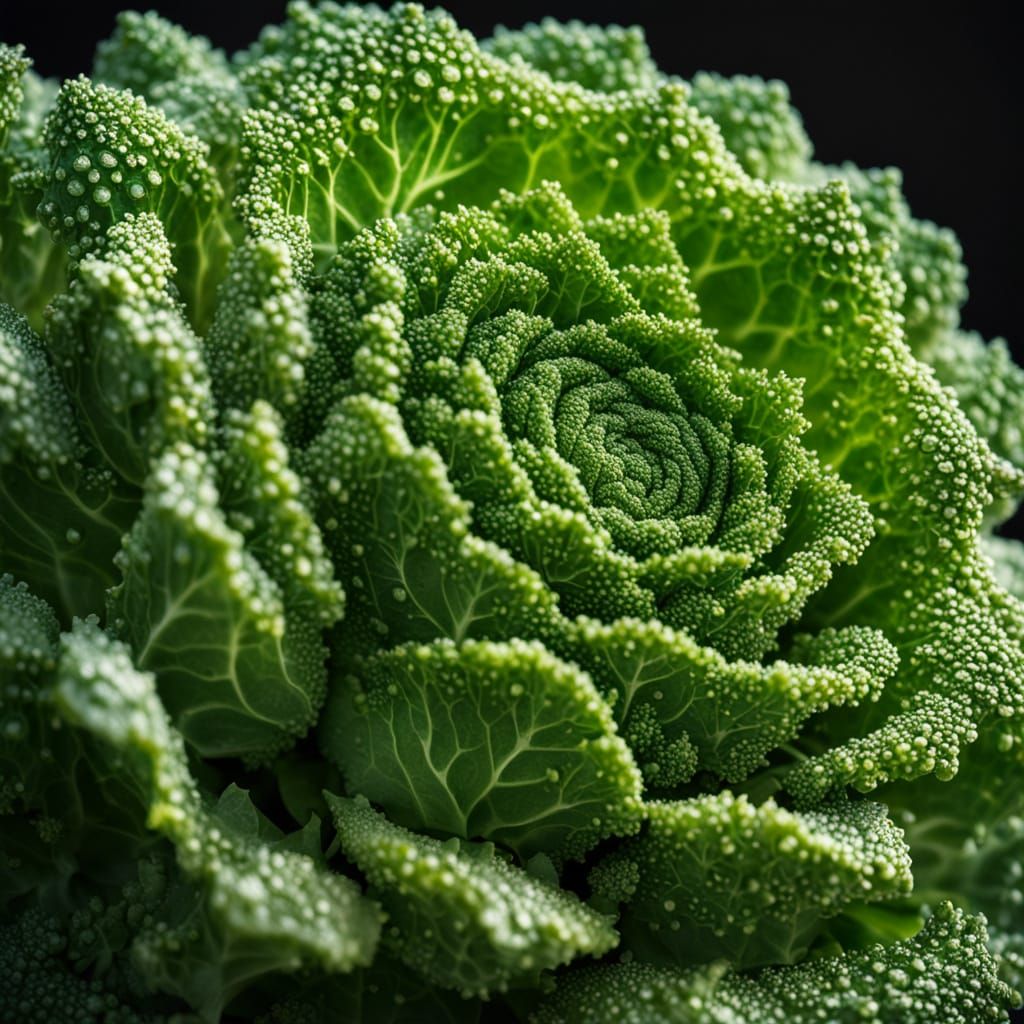 Majestic Romanesco Broccoli in Soft Focus