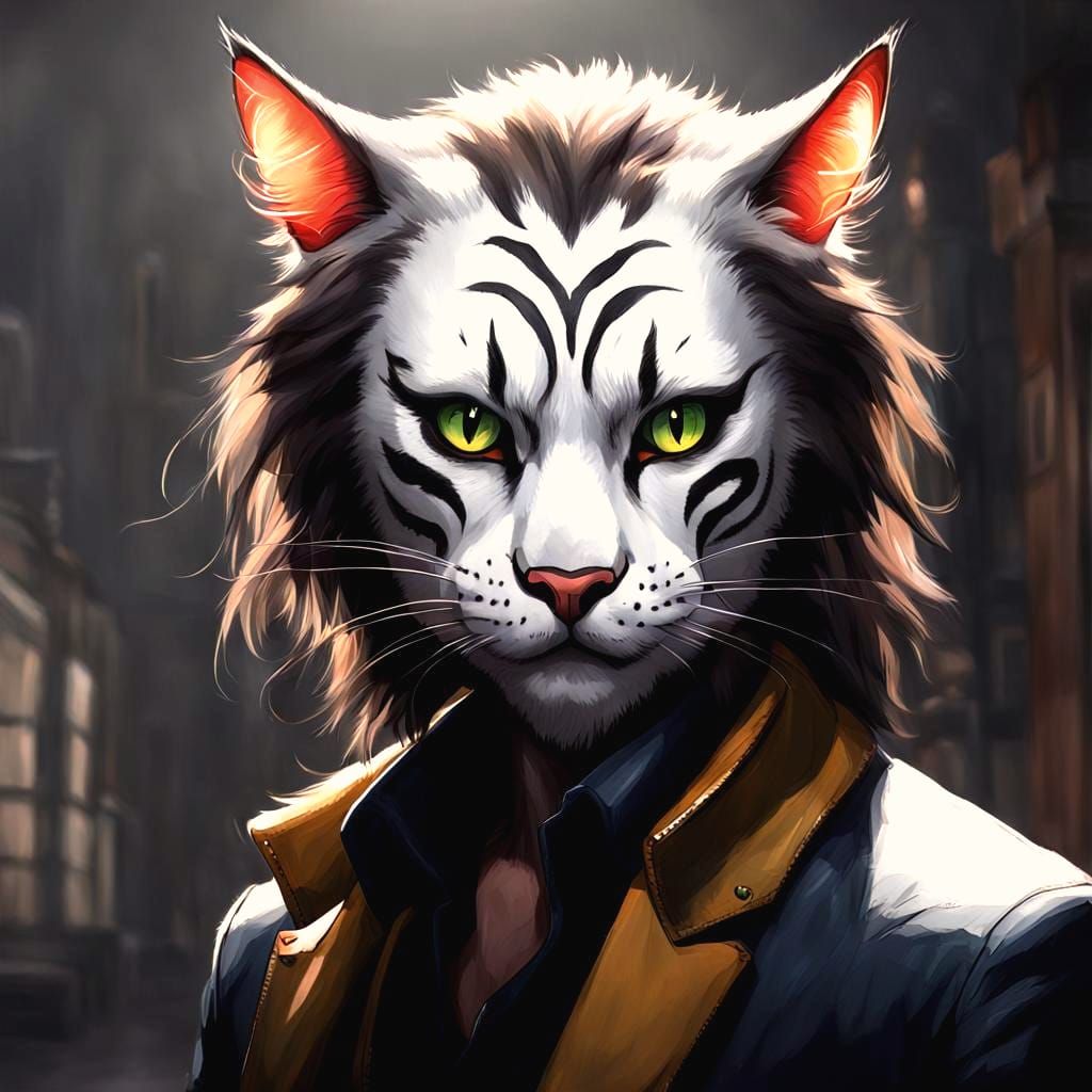 Anthropomorphic Cat Creature