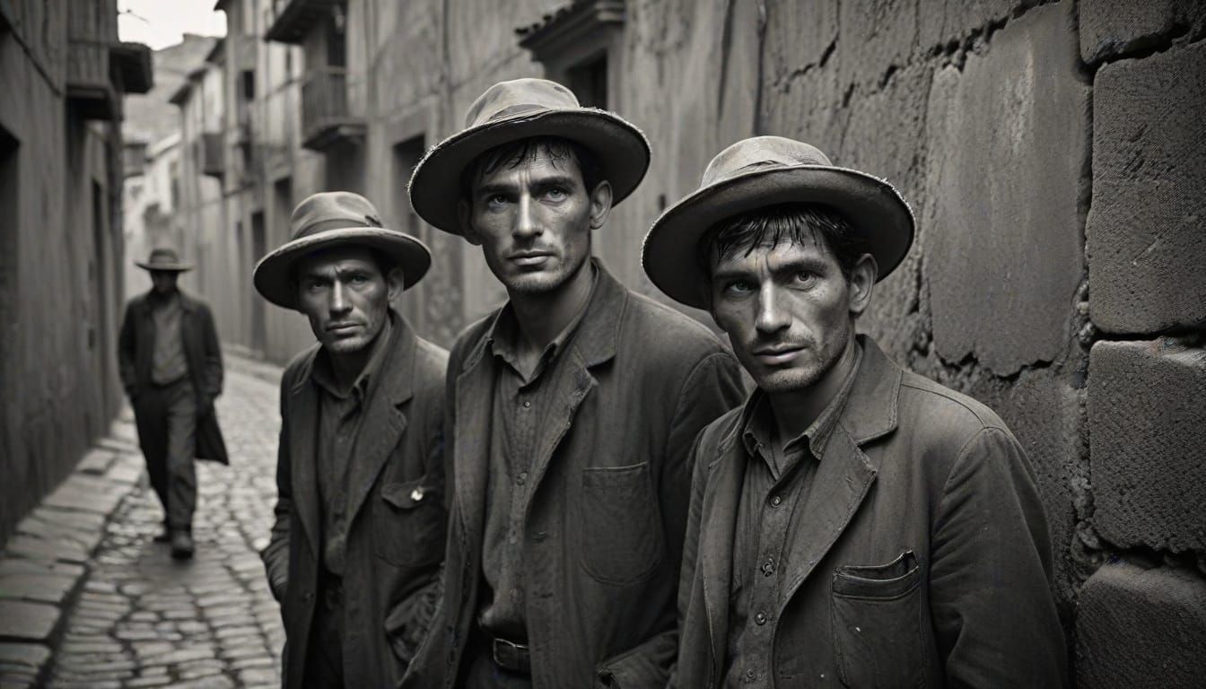 Street Boys in Cuzco's Ancient Alleyway