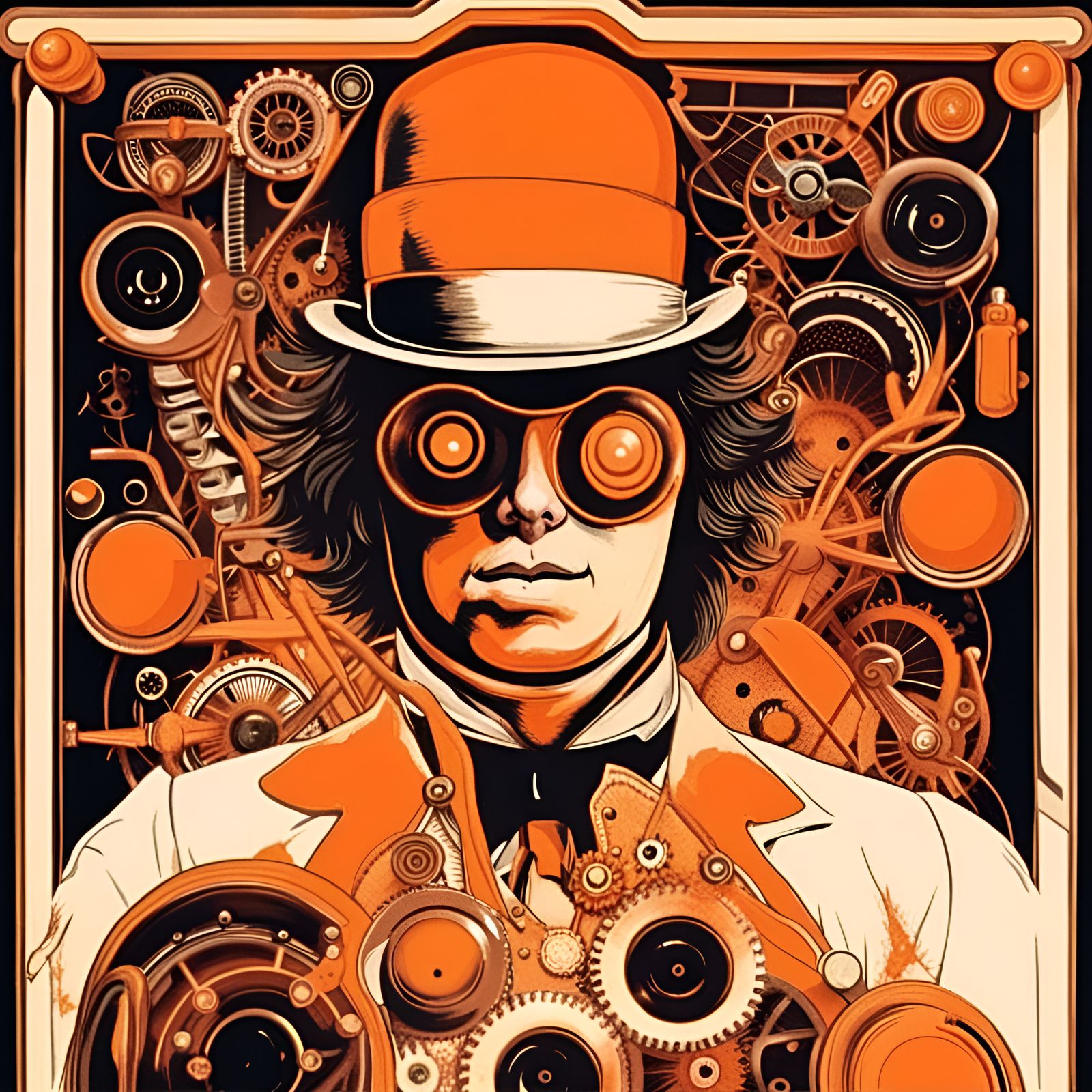 Abstract Image of A Clockwork Orange