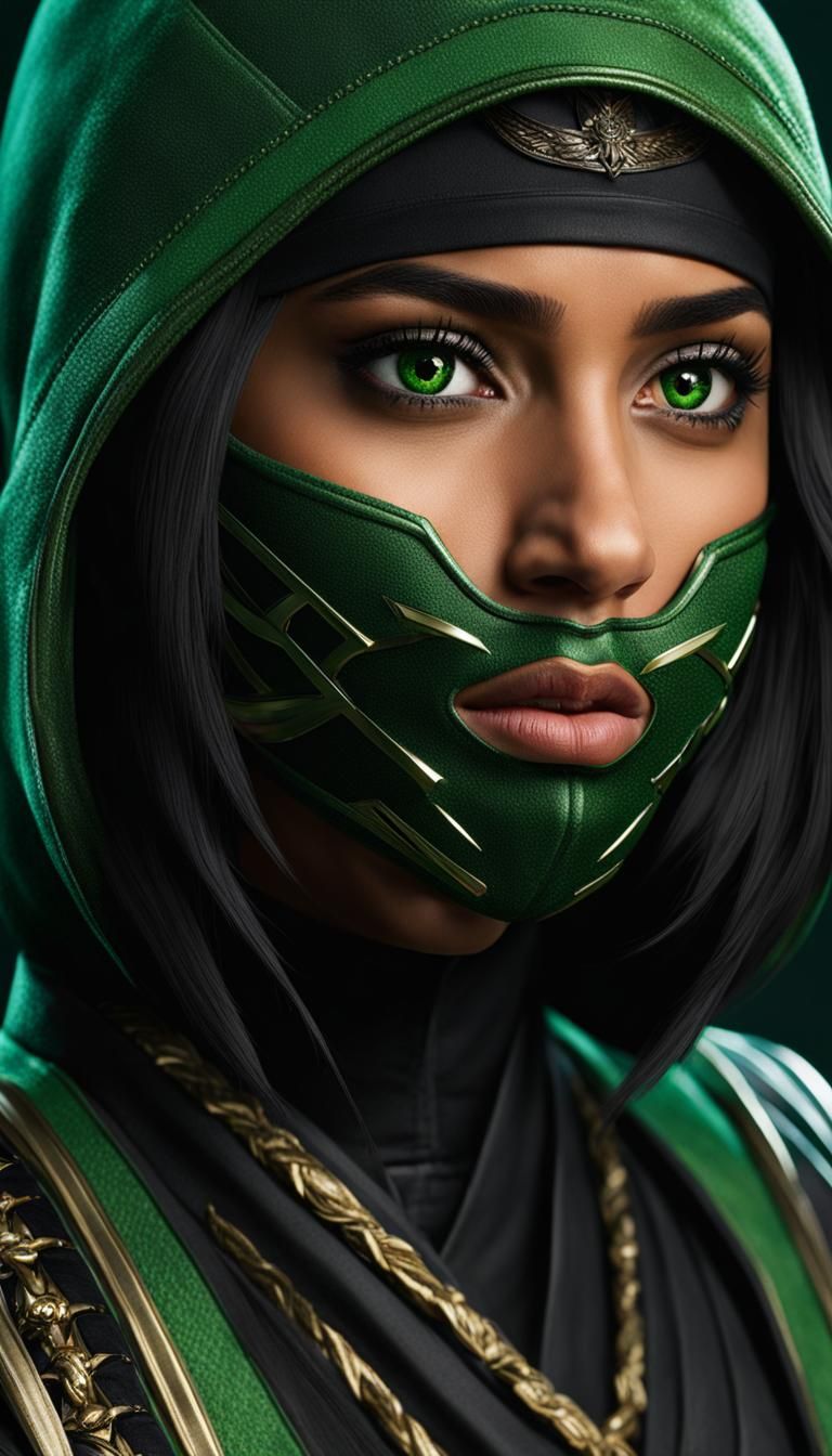 Naomi Scott as Jade in Mortal Kombat