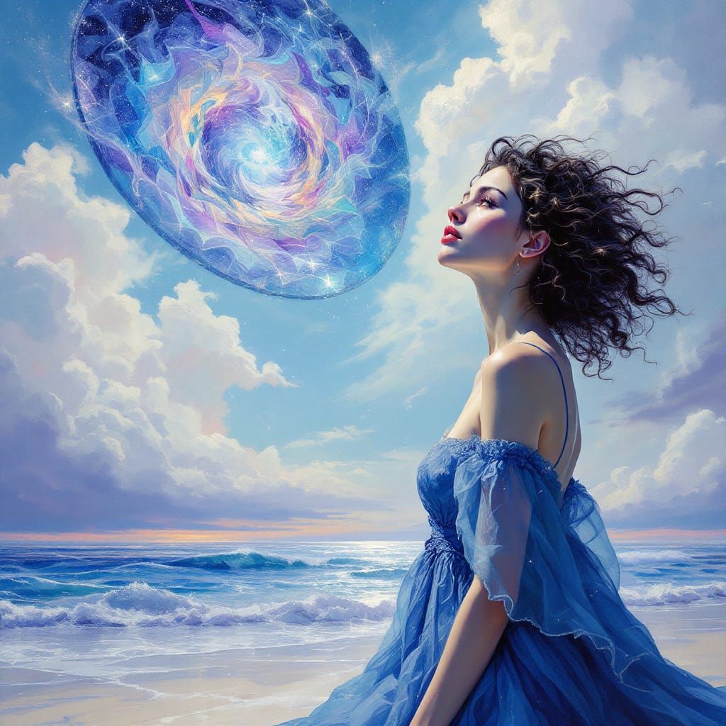 Ethereal Mirror Reflects Inner World