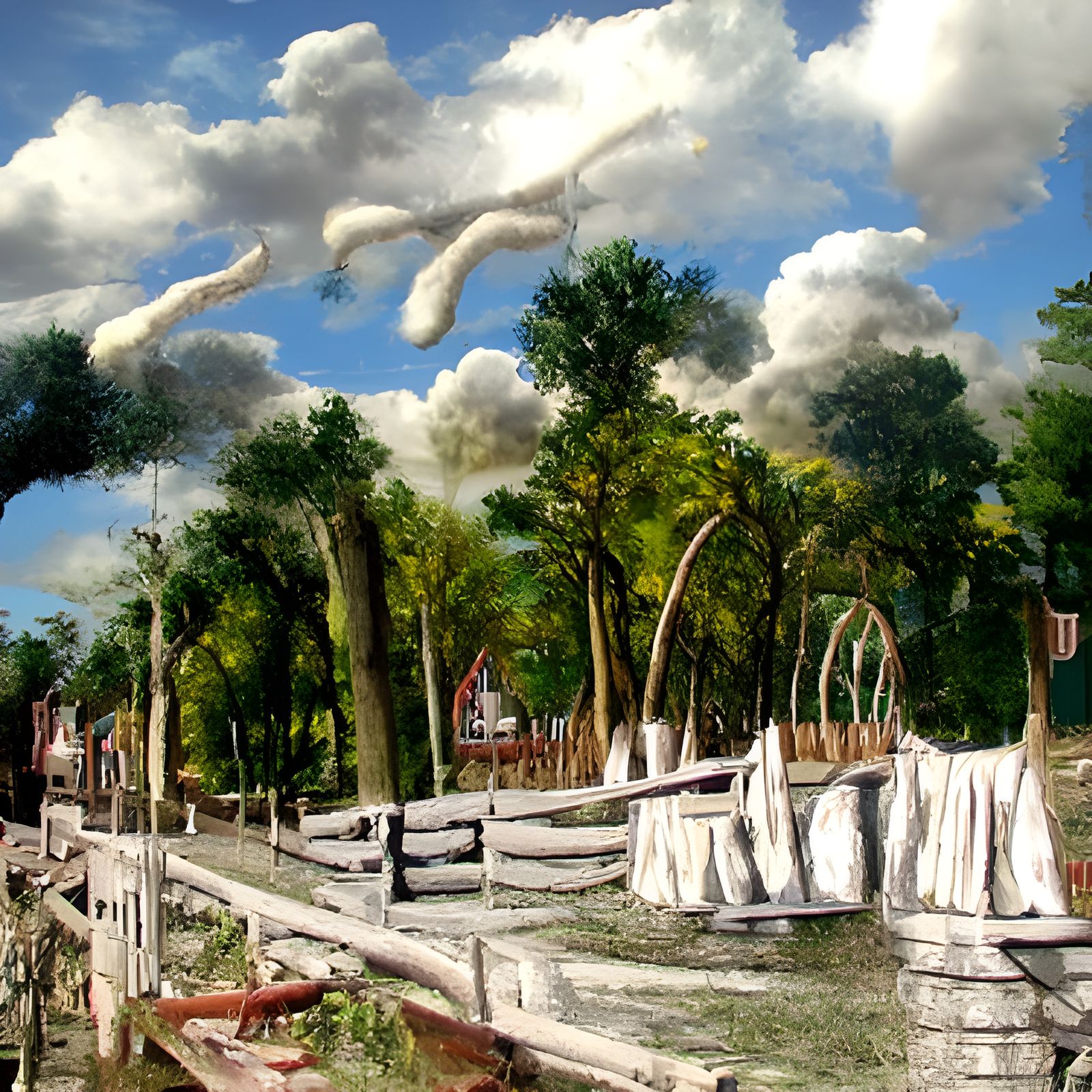 Grosse Pointe Ribbon Farms and Lake St. Claire, 1780s