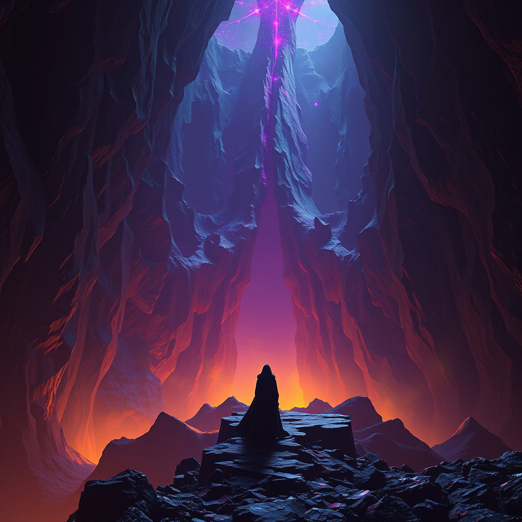 Dark Fantasy Void Concept Art in 8K Resolution