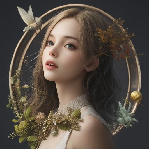 Nautilus Curves in CGI with Photorealistic Elements