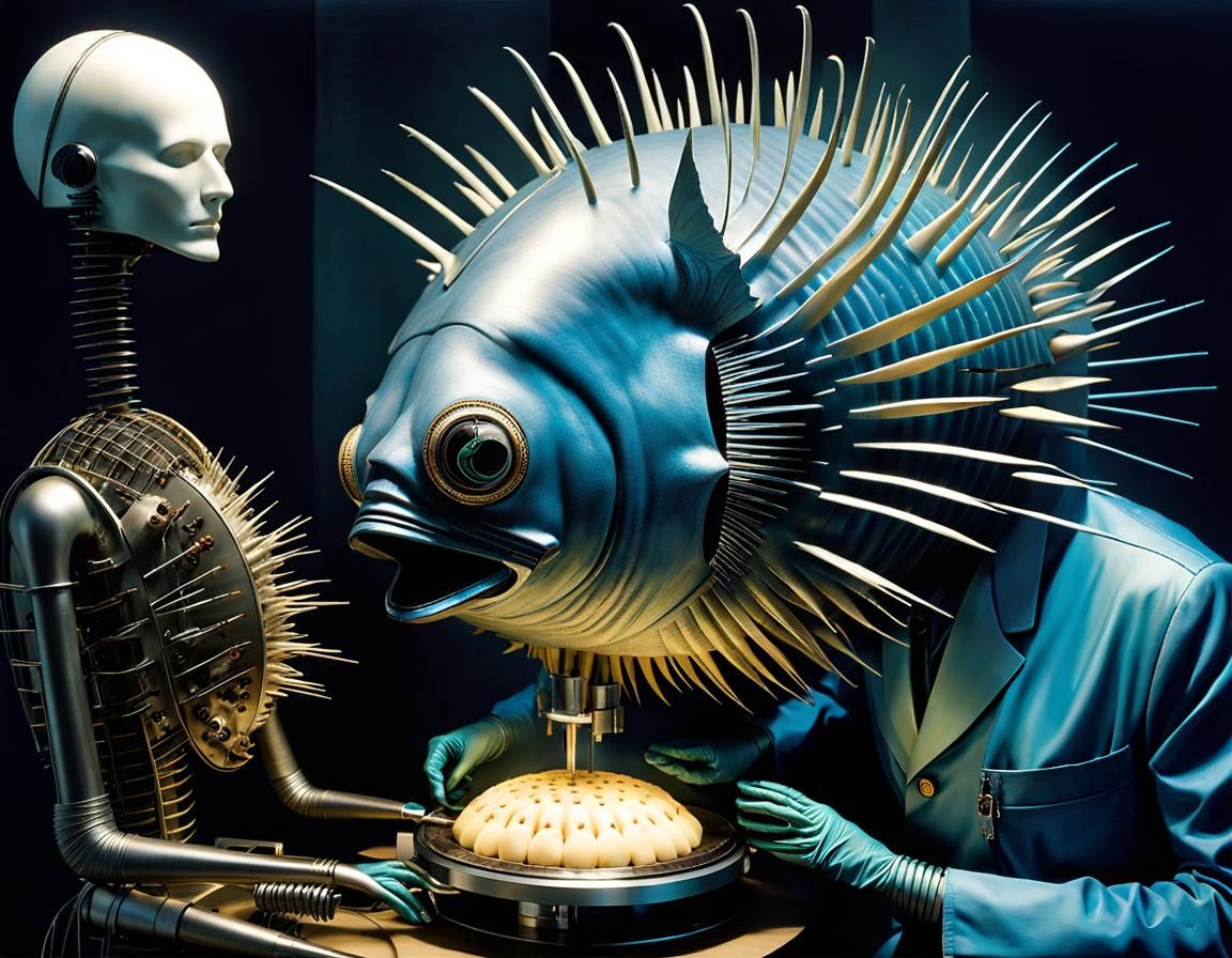 Surreal Brain Surgery by Cryptid Einstein