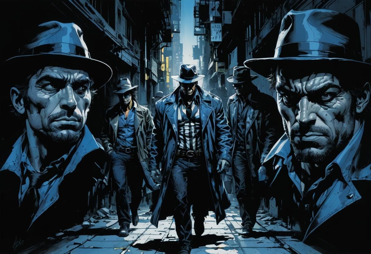 Striking Graphic Design Illustration in Comic Book Style