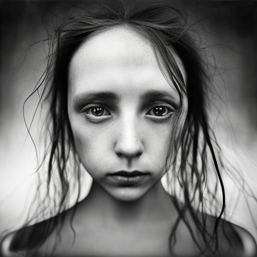 Ethereal Fairy Portrait in Infrared Photography Style