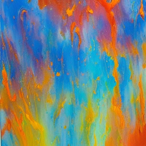 Abstract Canvas With Color