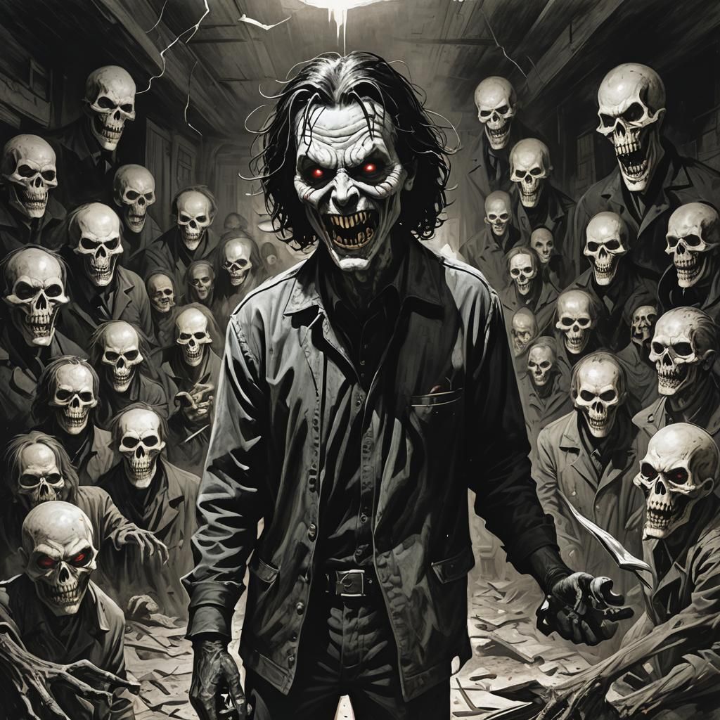 Sinister Figure in Dark Fantasy Style