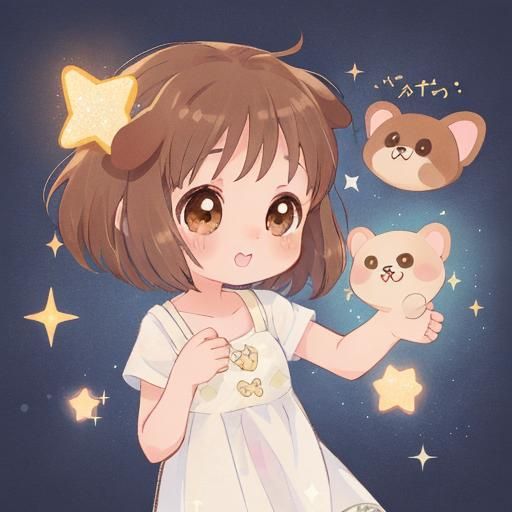 Stardust Puppy: Cute Anime Style Creation