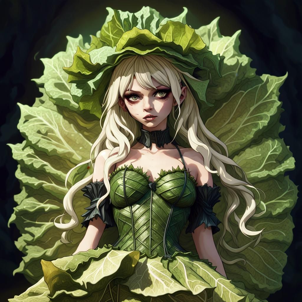 Lettuce Dress: Dark Fantasy Art in Unreal Engine
