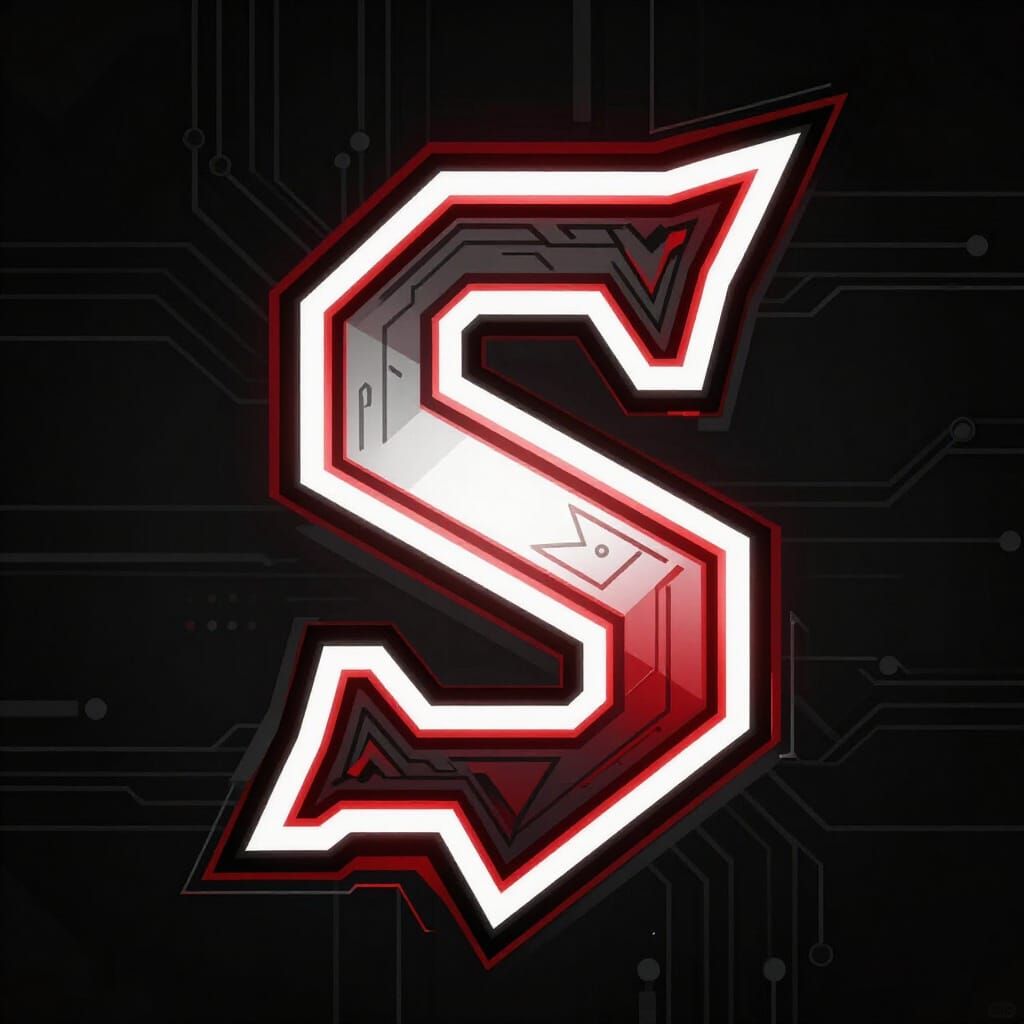Stylized Letter S Esports Blade Design