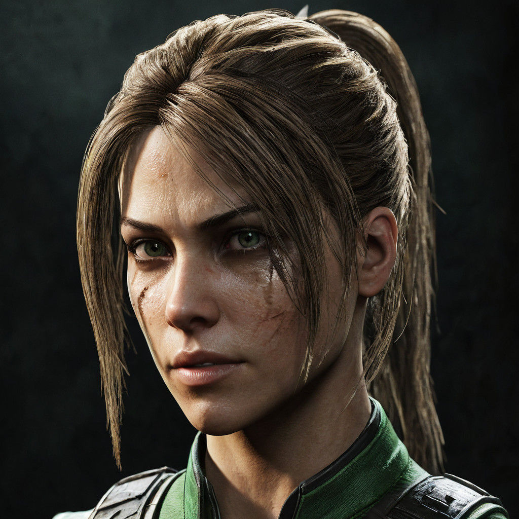 Lauren German as Mortal Kombat's Sonya Blade