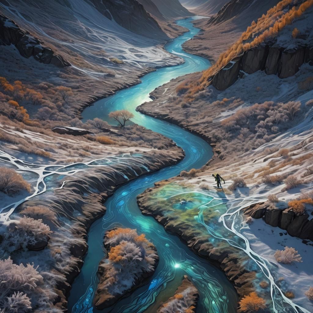 Cosmic Pioneers Venture into Astral Valleys