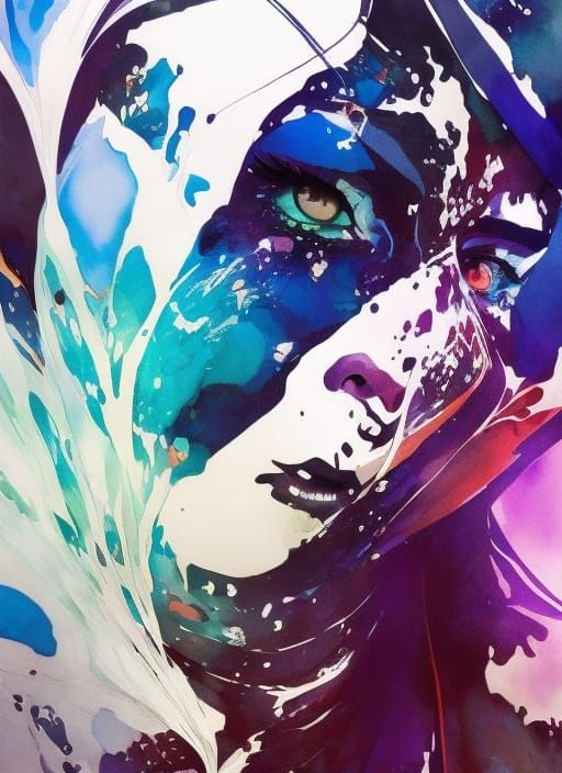 Intricate Portrait of a Rogue Thief in Anime Style