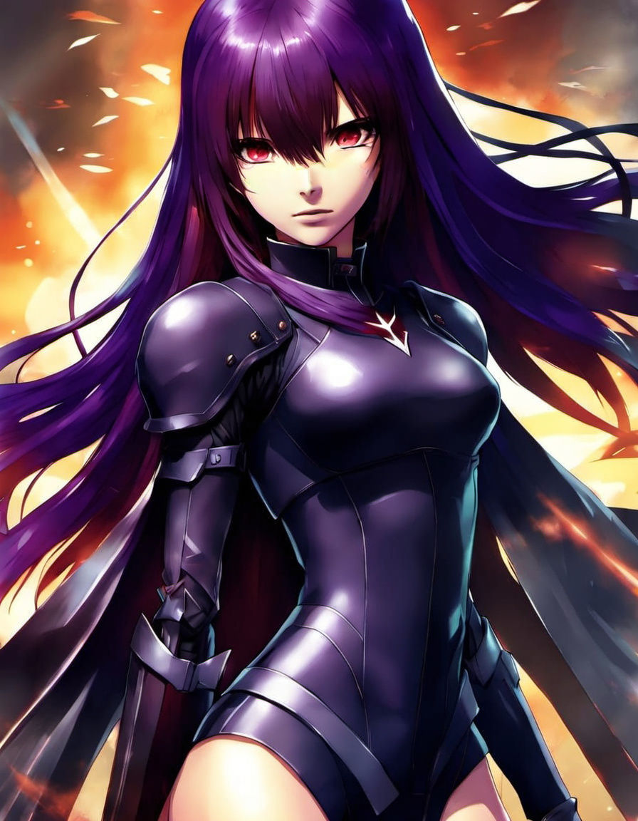 Moe-Inspired Anime Portrait in Watercolor Style