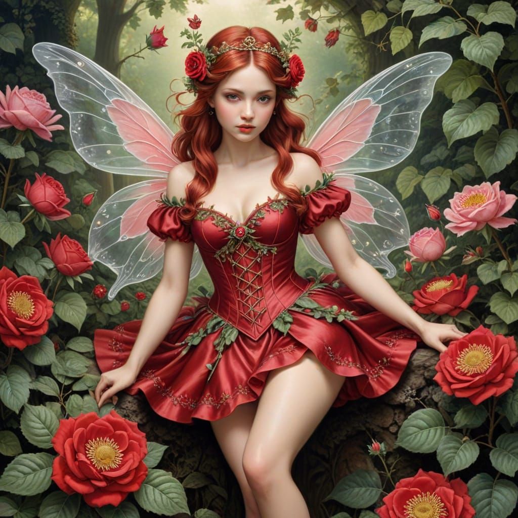 Tudor Rose Fairy