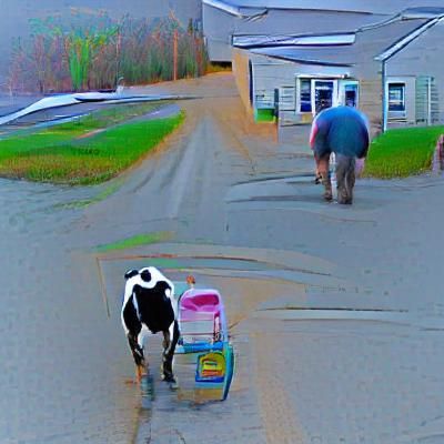 Person Going to Get Milk