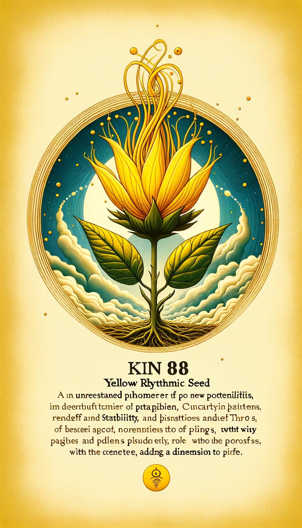 Surreal Landscape of Unfolding Possibilities in Vibrant Yell...