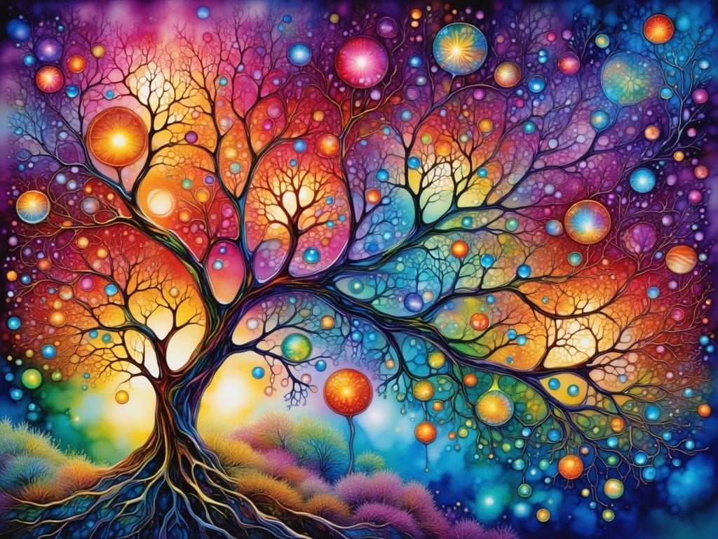 Surreal Fluid Dynamics in Abstract Cellular Art