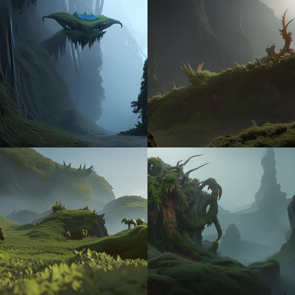 Laughing Monster Vines Teasing and Tickling