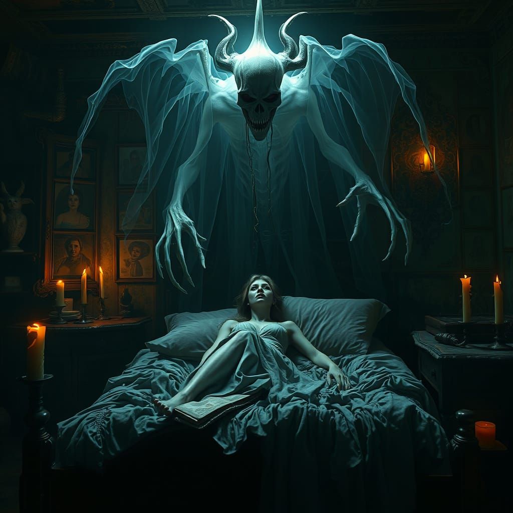 Ethereal Haunting in a Haunted Mansion