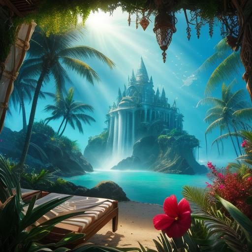 Opulent Ocean Resort in a Tropical Fantasy Style