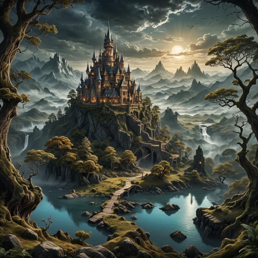 Mystical World: Enchanted Landscapes and Mythical Creatures