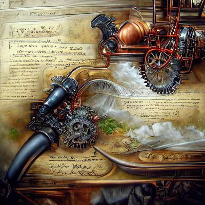 Steampunk Victorian Invention of the Industrial Age