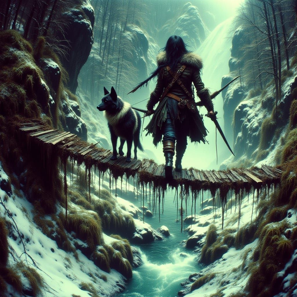 Woman Falls From Rope Bridge Into Icy River, Saved by Dog