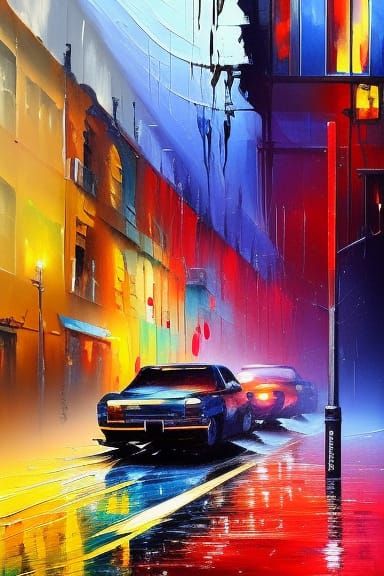 Wild West Speedpainting with Impasto and Bright Colors